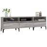 Stylish Grey Sonoma TV Cabinet - 150x30x44.5 cm