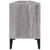 Stylish Grey Sonoma TV Cabinet - 150x30x44.5 cm