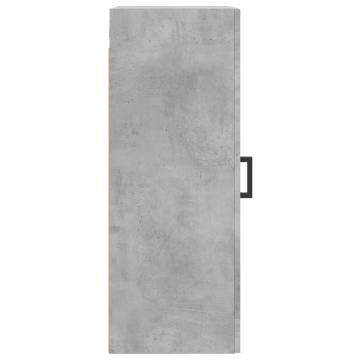 Wall Mounted Cabinet - Concrete Grey 34.5x34x90 cm