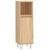 3 Piece Bathroom Furniture Set - Sonoma Oak - Stylish Storage