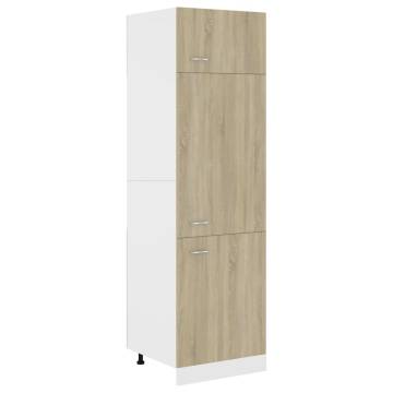 Sonoma Oak Refrigerator Cabinet - Space Optimiser | HipoMarket