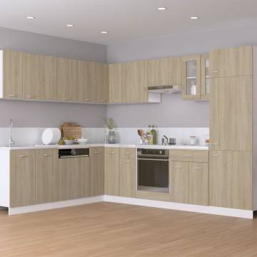 Sonoma Oak Refrigerator Cabinet - Space Optimiser | HipoMarket