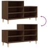 Elegant Brown Oak Shoe Cabinet | 102x36x60 cm - HipoMarket