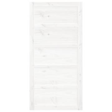 Barn Door White 100x1.8x204.5 cm Solid Wood Pine - HipoMarket