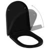 Soft-Close Toilet Seat with Quick-Release - Black