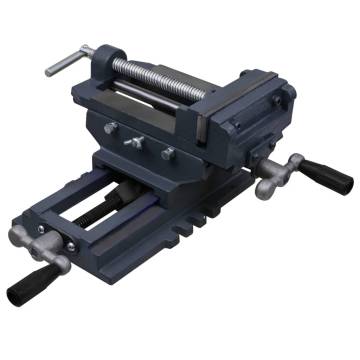 Manually Operated Cross Slide Drill Press Vice 150 mm | HipoMarket