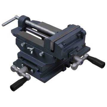 Manually Operated Cross Slide Drill Press Vice 150 mm | HipoMarket