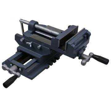 Manually Operated Cross Slide Drill Press Vice 150 mm | HipoMarket