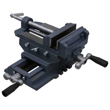 Manually Operated Cross Slide Drill Press Vice 150 mm | HipoMarket