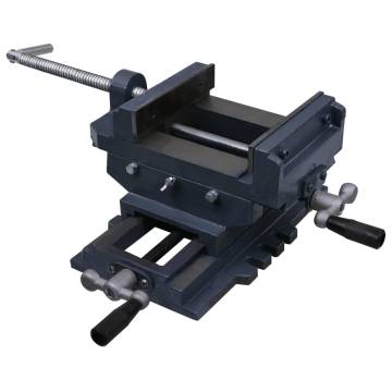 Manually Operated Cross Slide Drill Press Vice 150 mm | HipoMarket