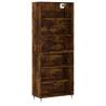 Highboard Smoked Oak - Stylish Storage Solution | HipoMarket