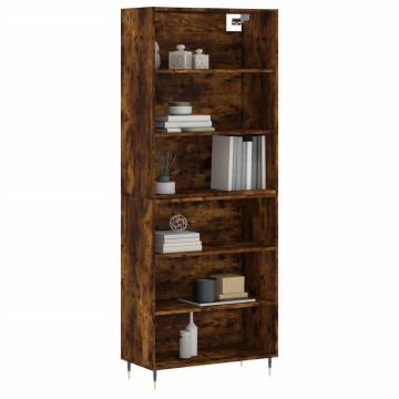 Highboard Smoked Oak - Stylish Storage Solution | HipoMarket