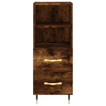 Highboard Smoked Oak - Elegant Storage Solution | Hipomarket UK