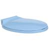 Soft-Close Toilet Seat Blue Oval Colour blue Quantity in Package 1 Quick release no 