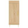 Stylish Highboard Sonoma Oak - 34.5x34x180 cm | HipoMarket