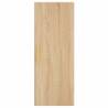 Stylish Highboard Sonoma Oak - 34.5x34x180 cm | HipoMarket