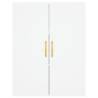 Stylish Highboard White 69.5x34x180 cm - Durable & Elegant