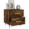 Smoked Oak Bedside Cabinets - 2 pcs | Hipomarket UK