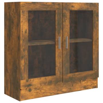 Vitrine Cabinet Smoked Oak - Stylish Storage Solution | HipoMarket