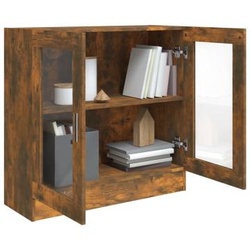 Vitrine Cabinet Smoked Oak - Stylish Storage Solution | HipoMarket