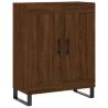 Elegant Highboard in Brown Oak - 69.5x34x180 cm | Hipomarket