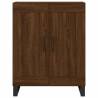 Elegant Highboard in Brown Oak - 69.5x34x180 cm | Hipomarket