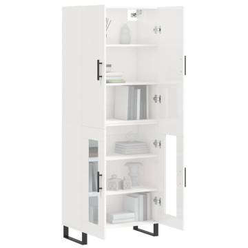 Stylish Highboard High Gloss White - Elegant Storage Solution