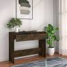 Console Table Smoked Oak 100x35x76.5 cm Engineered Wood Colour smoked oak Quantity in Package 1 