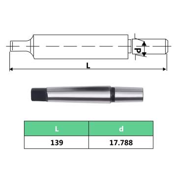 Quick Release Drill Chuck MT3-B18 - 16mm Clamping Range