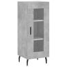 Stylish Highboard Concrete Grey - 34.5x34x180 cm | HipoMarket