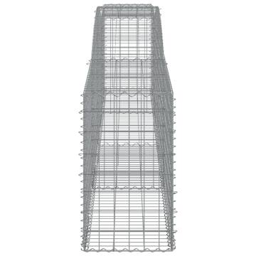 Arched Gabion Baskets - Durable Garden Barriers | Hipomarket UK