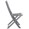 Folding Outdoor Chairs 8 pcs Solid Acacia Wood - Hipomarket