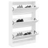 Shoe Cabinet White 80x21x125.5 cm Engineered Wood Colour white Size 80 x 21 x 125.5 cm Quantity in Package 1 Number of 