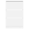 Shoe Cabinet White 80x21x125.5 cm | HipoMarket