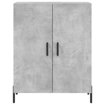 Elegant Highboard in Concrete Grey - Stylish Storage Solution