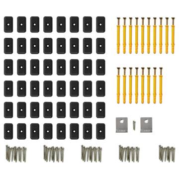 WPC Decking Boards 36m² Anthracite - Complete Set with Accessories