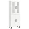 Highboard High Gloss White - Stylish Storage Solution