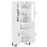 Highboard High Gloss White - Stylish Storage Solution