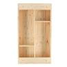 Esschert Design Wall Bar Table with Fold Down Shelf - Natural