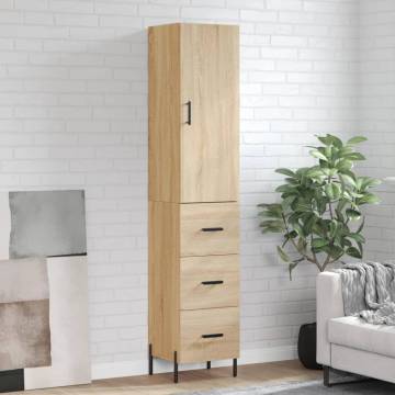 Highboard Sonoma Oak - Elegant Storage Solution | HipoMarket