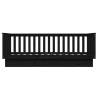 Stylish Black Day Bed 80x200 cm - Solid Pine Wood