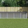 Chicken Cage with Roof Anthracite 1003x98x90 cm Galvanised Steel Colour anthracite Size 1003 x 98 x 90 cm 