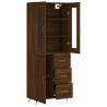 Highboard Brown Oak - Stylish Storage Solution | HipoMarket