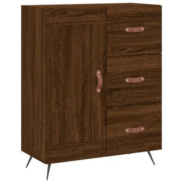 Highboard Brown Oak - Stylish Storage Solution | HipoMarket