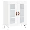 Stylish Highboard White 69.5x34x180 cm – Hipomarket