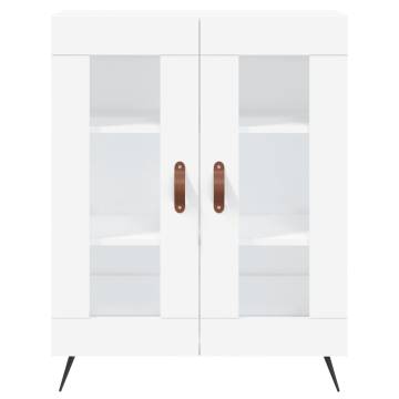 Stylish Highboard White 69.5x34x180 cm – Hipomarket