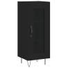 Stylish Highboard Black 34.5x34x180 cm - Hipomarket