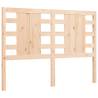 Solid Wood Double Bed Frame with Headboard - Durable & Stylish