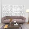 3D Wall Panels 48 pcs 50x50 cm Diamond White 12 m² Colour diamond white Quantity in Package 48 