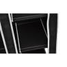 Folding Wardrobe Black 110x45x175 cm | Space-Saving Storage